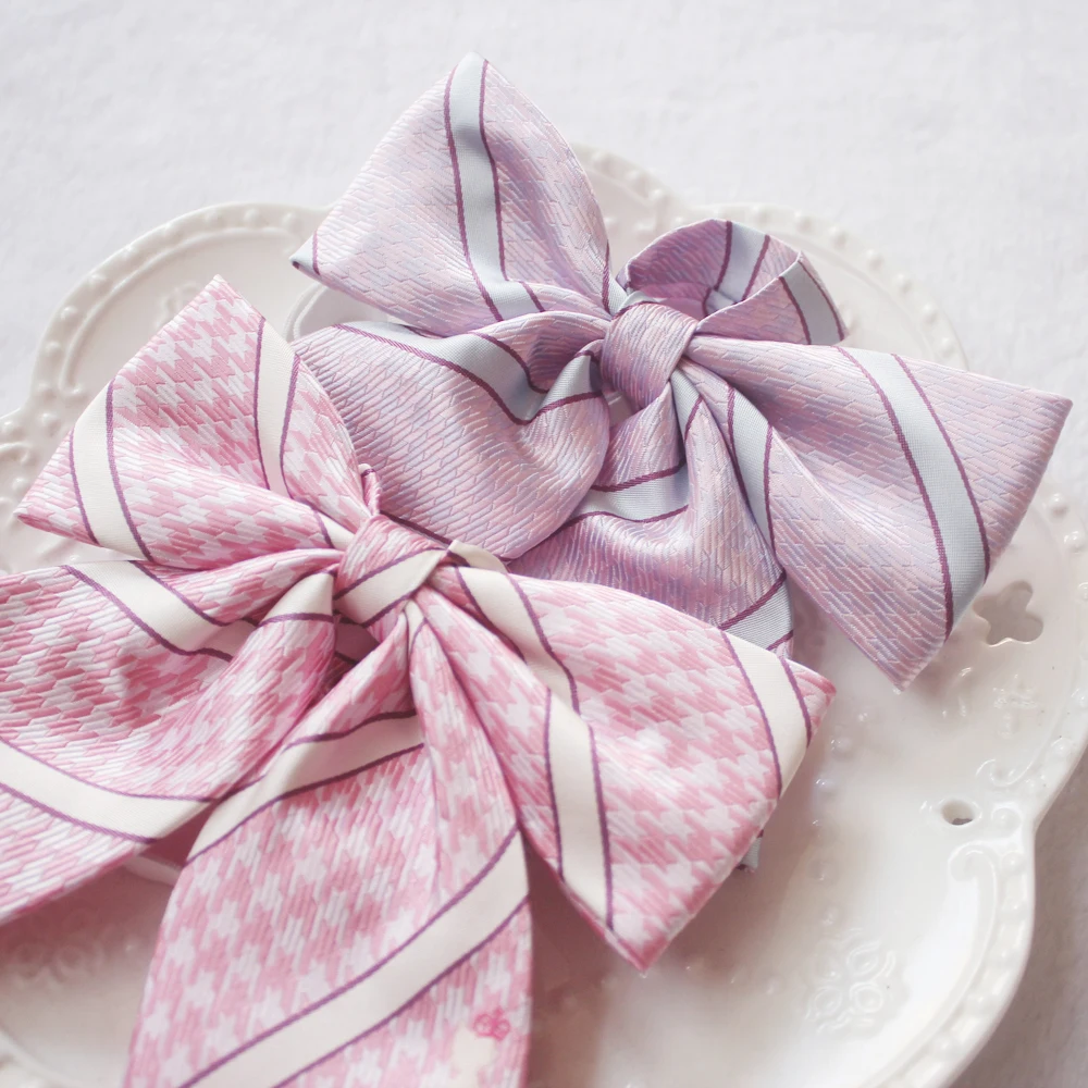 Женский галстук-бабочка в стиле преппи с оливковой ласточкой униформа JK для