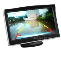 5 inch tft car monitor tft lcd screen 800x480 hd digital for color car rear view monitor support vcd dvd gps camera