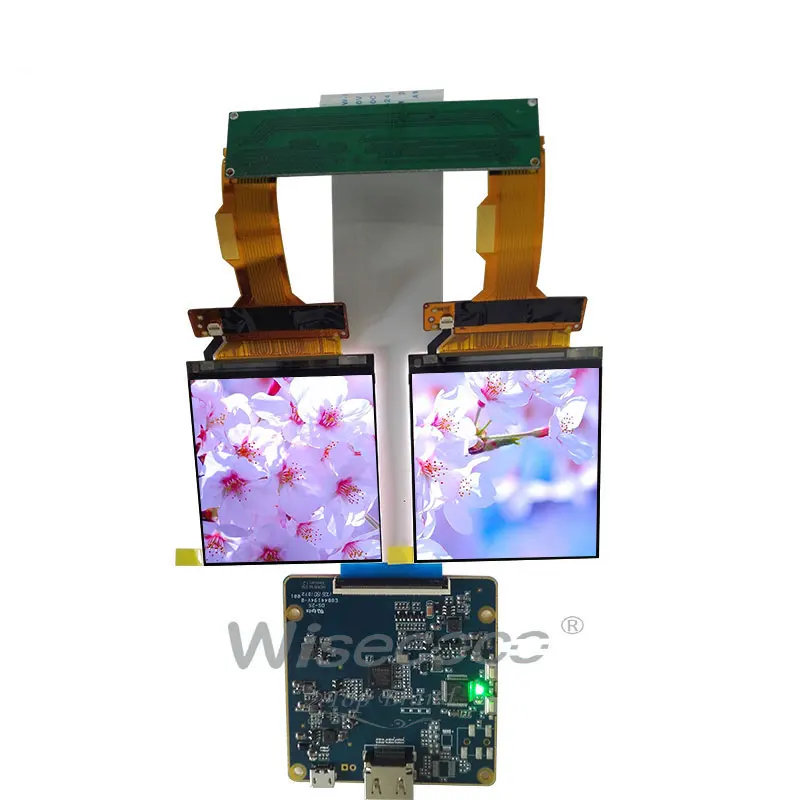 HDMI к MIPI доска 2K lcd 2,9 дюймов 1440*1440 дисплей 2K LCM Дуральный экран 40 контактов для VR AR гарнитура применение