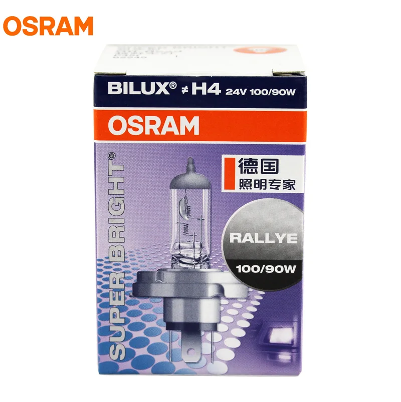 Галогенная лампа OSRAM H4 62245 24V 100/90W P45t для внедорожников 1 шт.|Лампы автомобильных