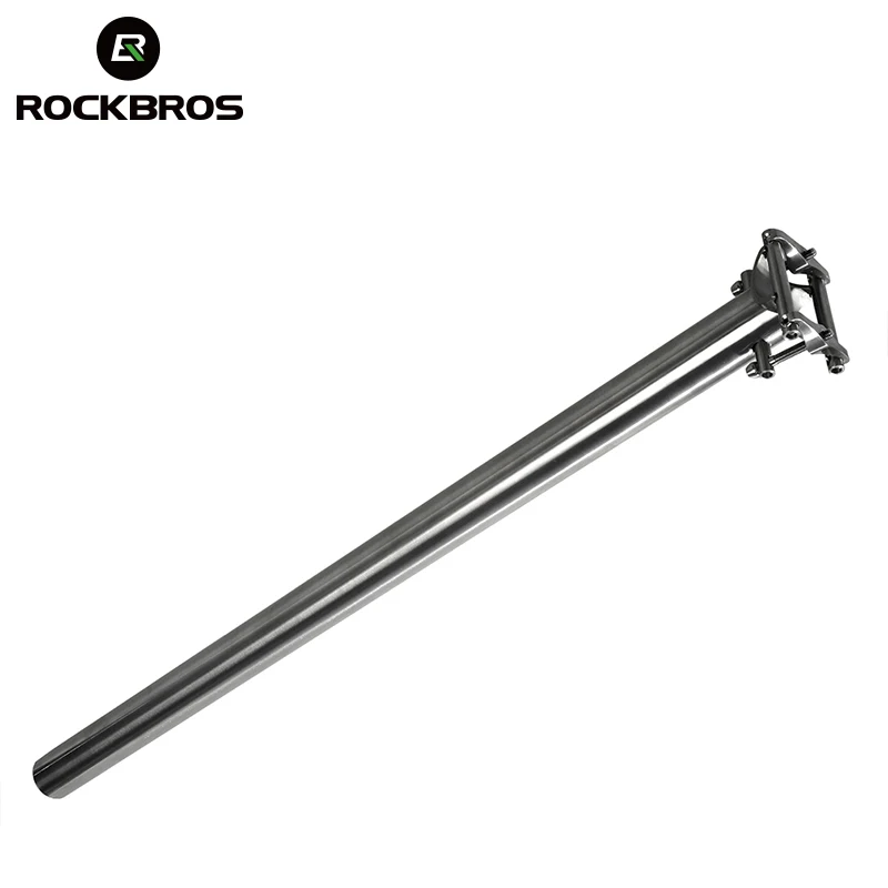 ROCKBROS Титан сплав 3AL2. 5V 31 8 мм CNC подседельная сумка для Brompton 4 размера 600/580/550/520 мм|cnc