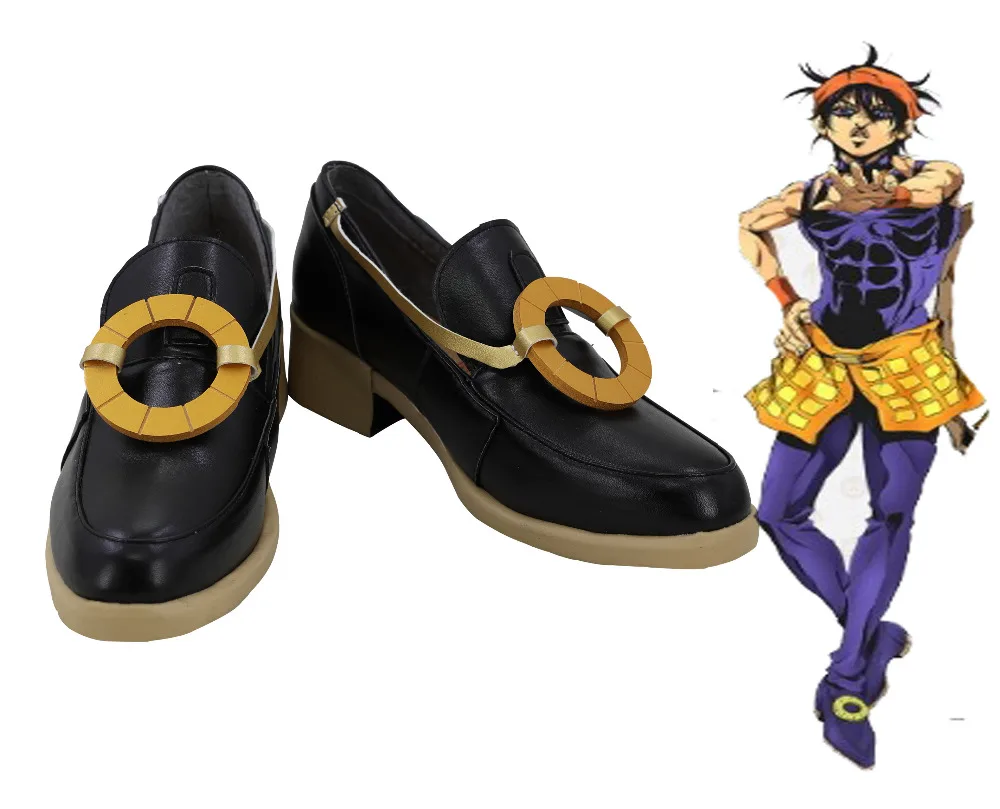 JOJO'S bighure ADVENTURE Ghirga Narancia/ботинки для костюмированной вечеринки; обувь для костюмированной вечеринки в стиле аниме; обувь для взрослых; Мужская и женская обувь