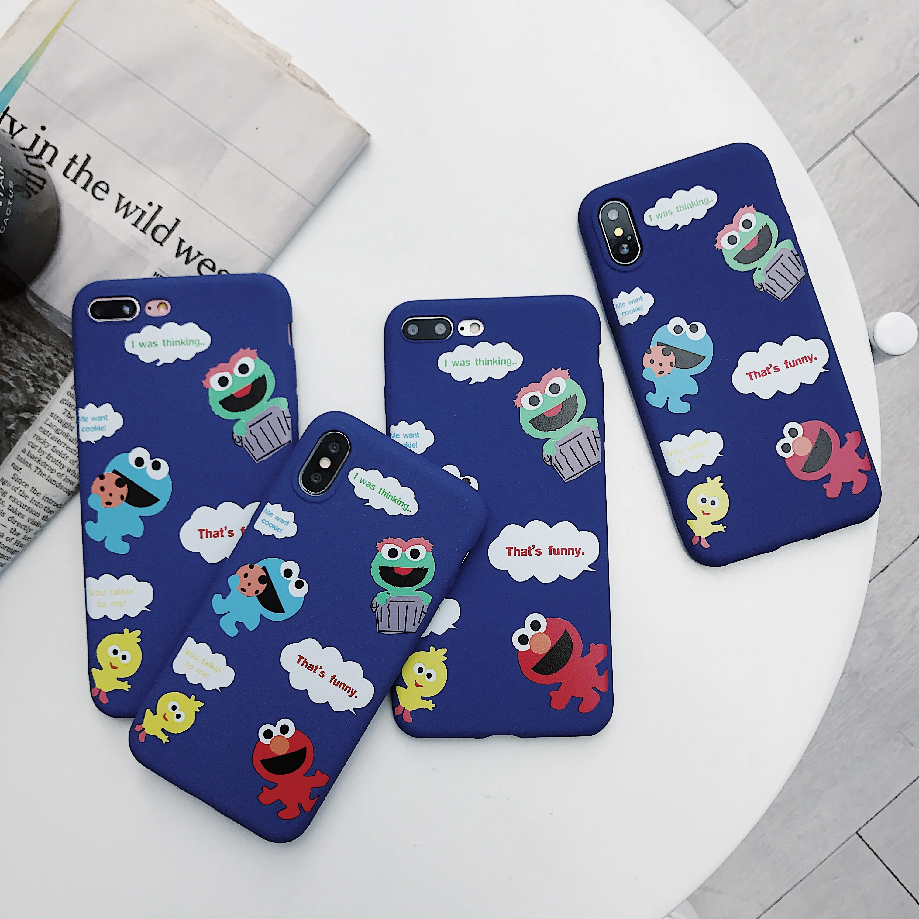 Для OnePlus 6 т 5 3 чехол для телефона милый мультфильм Желтый Красный Улица Сезам