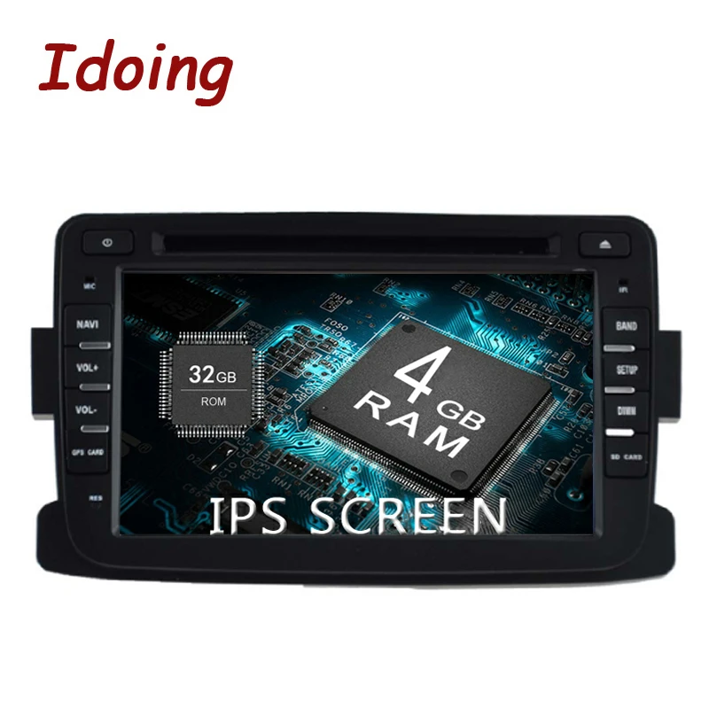 Idoing 7 &quot4 г + 32 8 ядерный 2Din автомобиль Android8.0 Аудио мультимедийный ips экран для Renault