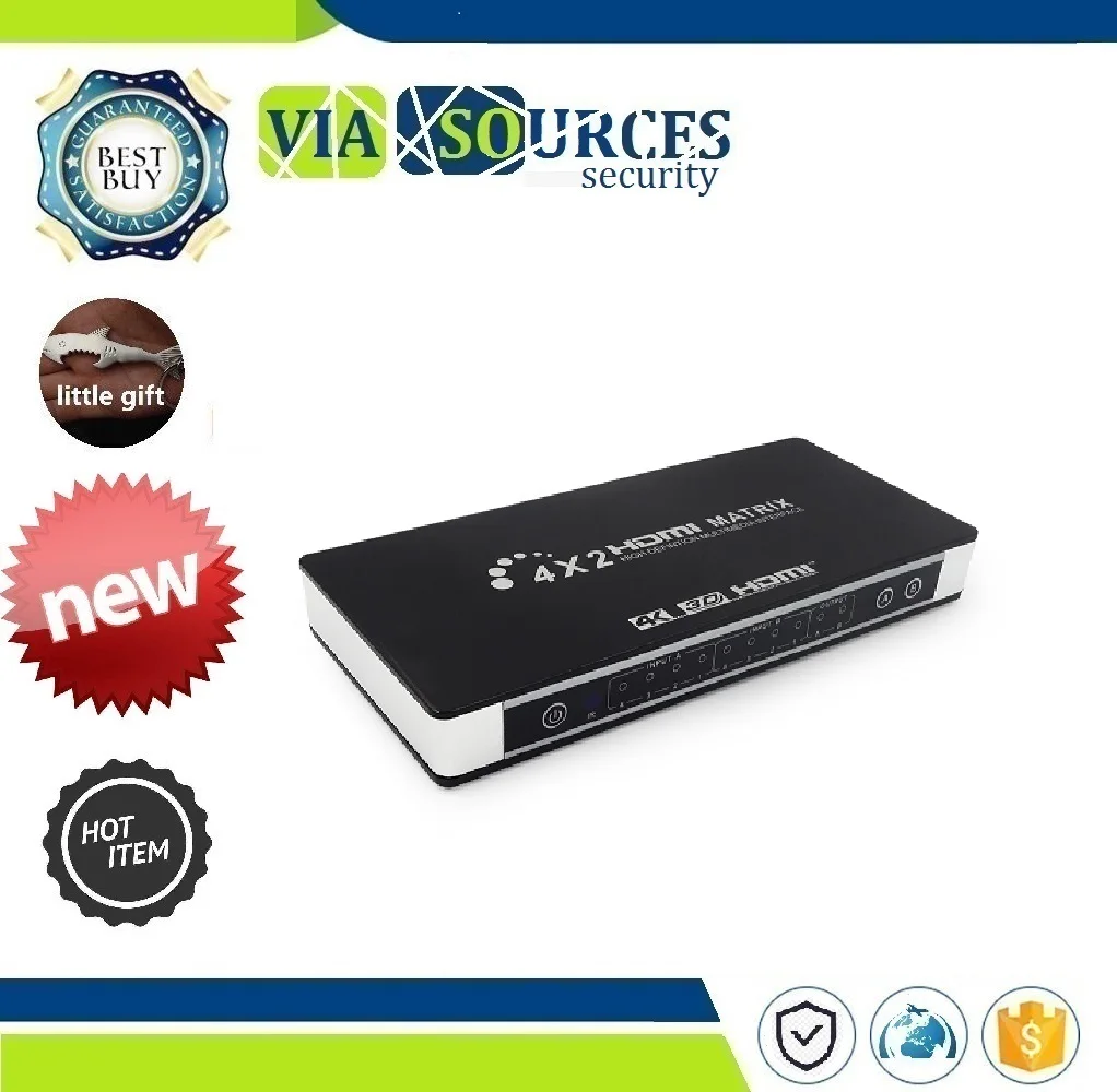 Пульт дистанционного управления + Toslink SPDIF аудио с HDMI матрицей Full HD 4 к 2 3D 1080 P