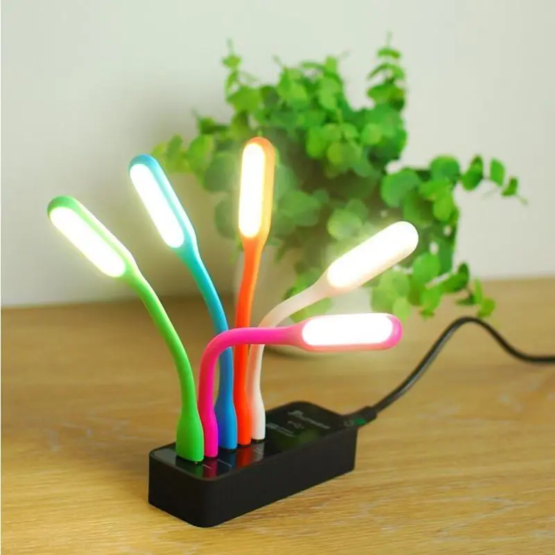 Портативный ультра тонкий яркий свет книги мини USB LED 5V 1 2 W внешний аккумулятор