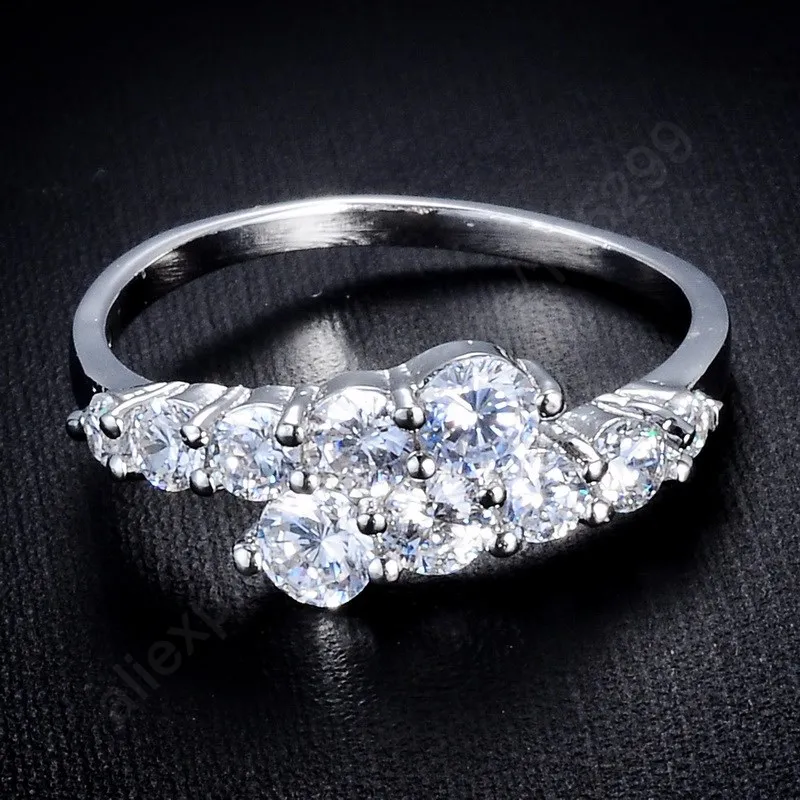 Женское кольцо из серебра 925 пробы с фианитом|cubic zirconia ring|ring womenzirconia ring |