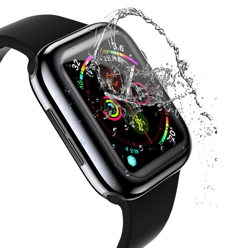 Экран защитный чехол для Apple Watch группа 4/3/2/1 iwatch 42 мм 38 мм 4 мм 40 мм противоударный Shell протектор Аксессуары