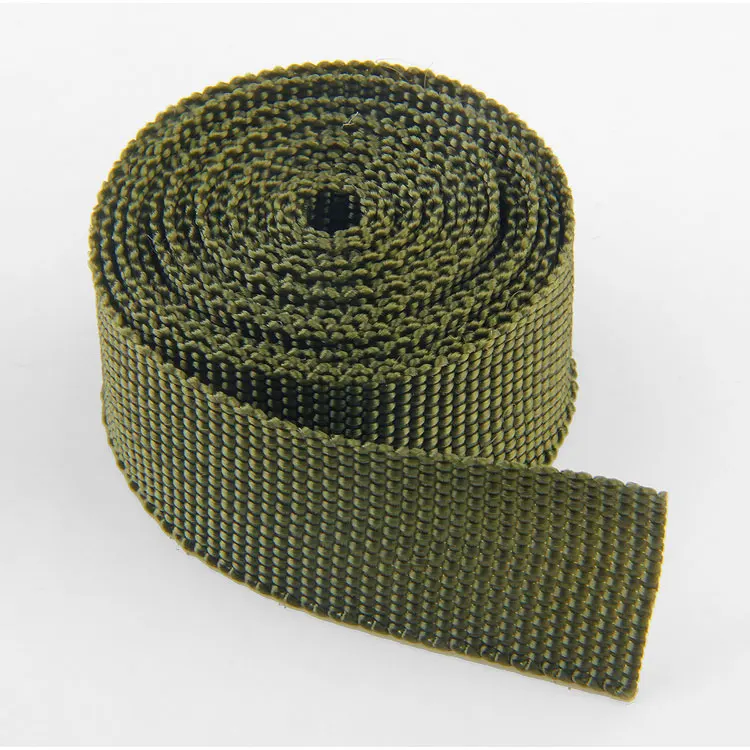 Army green 20mm 100 ярдов/партия 20 мм Ширина PP лямки лента для рюкзака Сумка ремень Швейные аксессуары ручной работы ремесло 14 цветов - Цвет: Army green 20mm
