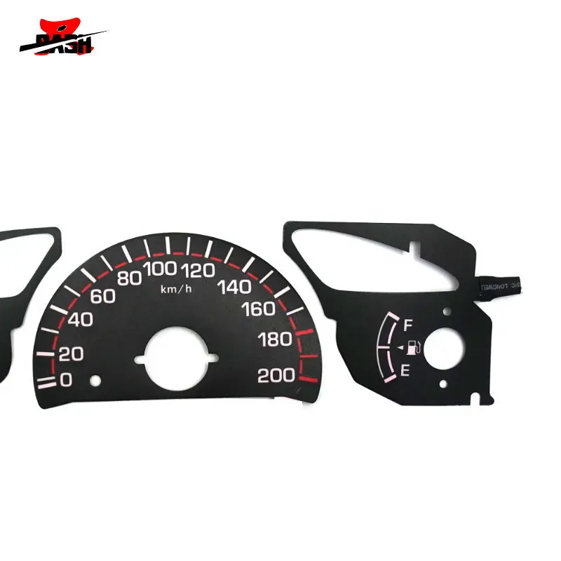 DASH EL Glow Gauge для VIOS 2002 2005 автоматическая коробка передач без оборотов обратного свечения тип черная панель белое освещение 200 км