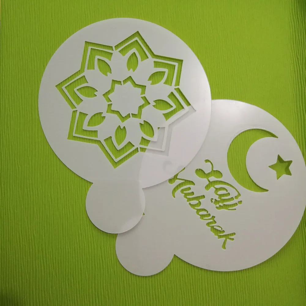 6 шт./компл. Рамадан HAJJ пластиковые формы для выпечки DIY eid mubarak форма для выпечки формы помадка шаблон украшения торта инструменты