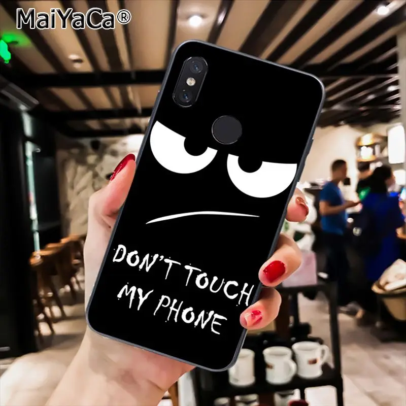A3 MaiYaCa не надписью «Don't Touch My Phone»(не трогай мой чехол для телефона для Xiaomi Redmi8 4X 6A S2 7A 5A Redmi 5 5Plus Note5 7 Note8pro - Цвет: A3