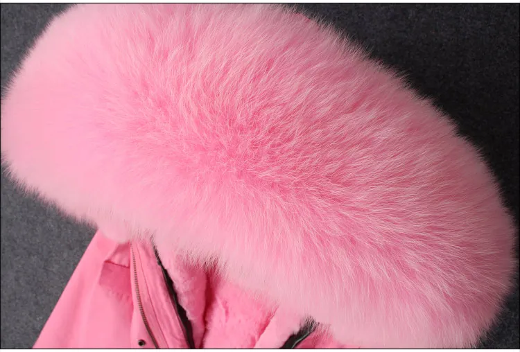 Пальто с натуральным мехом бренд 2020 новая зимняя куртка женская парка воротником