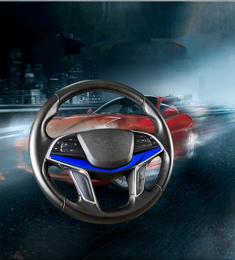 Нержавеющая сталь руль Украшенные Moudlings рамка для Cadillac CT6 XT5 AAA440