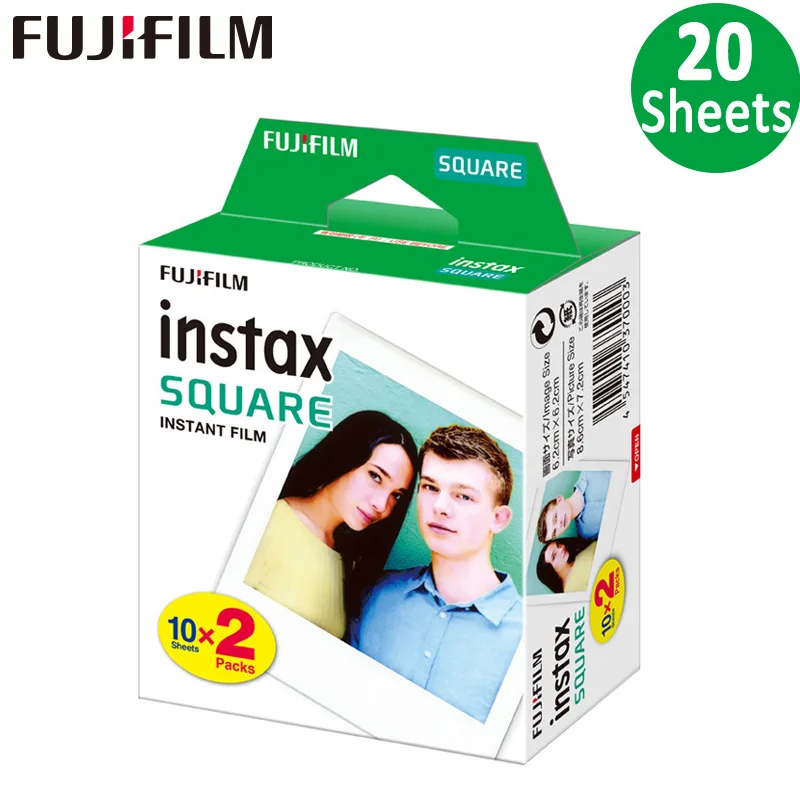 Фотобумага для фотопленки Fujifilm Instax SQUARE SQ6 SQ10 SQ20 Hybrid instant camera& Share SP-3 Printer(20 снимков