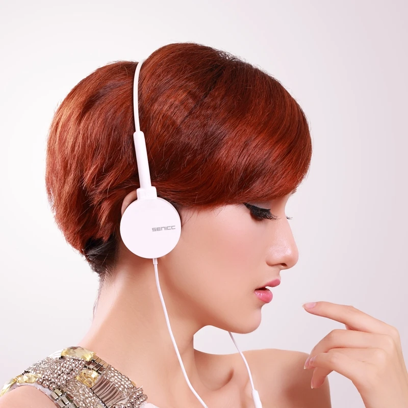 SENICC IC2 стерео Бас наушники 3 5 мм Музыка Hifi гарнитура без микрофона шумоизоляция