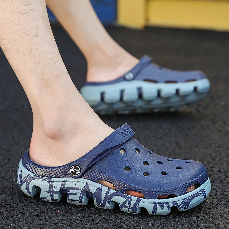 Crock/обувь для мужчин; Мужская обувь; сандалии; Sandalias; Летняя обувь; Sandalen; тапочки; Sandalet hombre Sandali Croc; Сабо; Новинка года