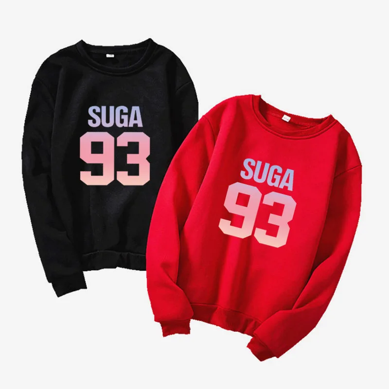 Suga 93 Толстовка в стиле bangtan Back Yoongi свитшот с фото Kpop Merch одежда и kpop Army Fans наряд