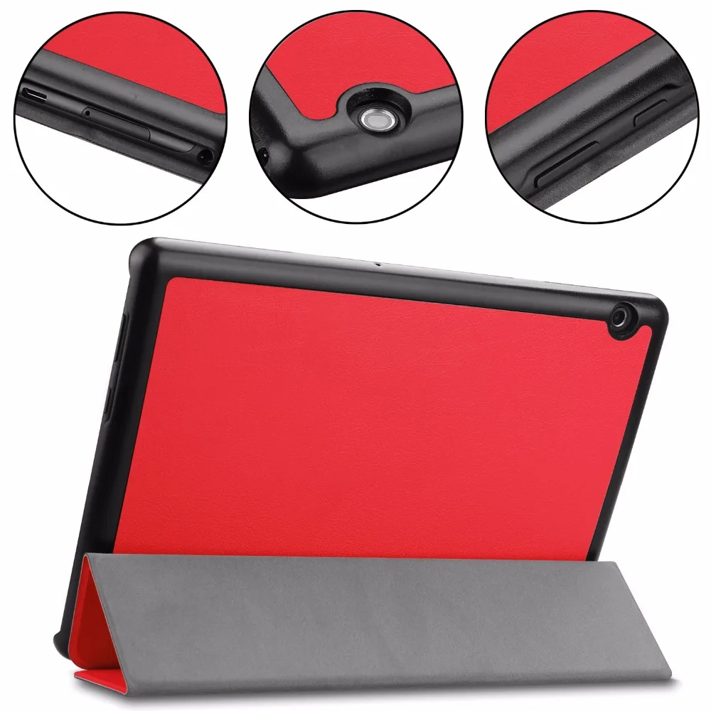 Чехол для huawei MediaPad T5 10 10," дюймов AGS2-W09/L09/L03/W19 Премиум кожаный чехол-книжка на магните чехол