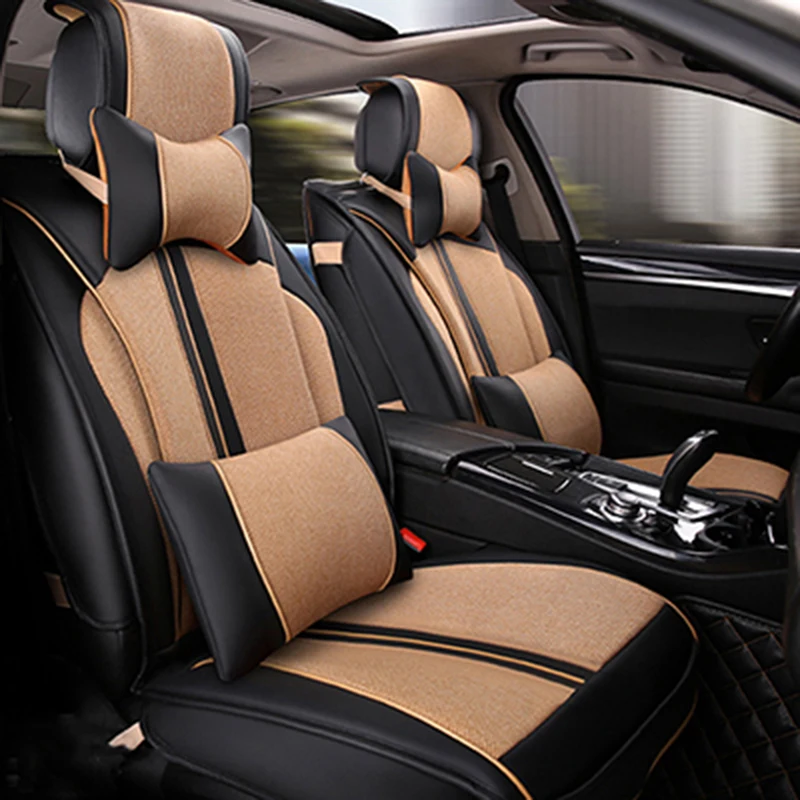 Универсальные кожаные чехлы на сиденья автомобиля для geely все модели emgrand EC715 EC718