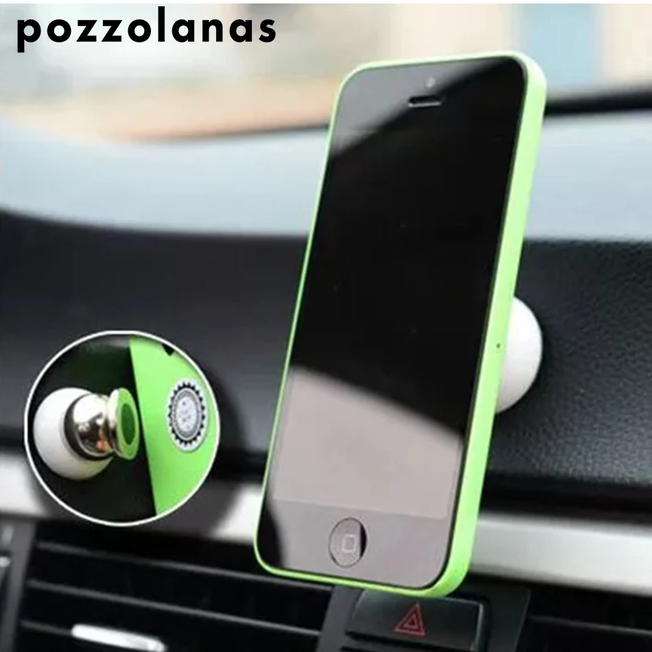 Pozzolanas 1 шт. Универсальный Автомобильный магнитный держатель для смартфона с