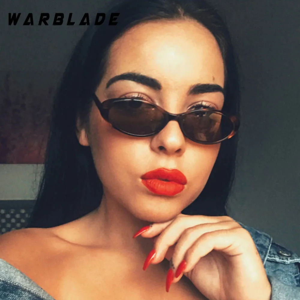 Овальные Солнцезащитные очки WarBLade UV400 женские небольшие Модные Винтажные