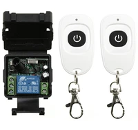 dc12v 24v 1ch mini wireless rf remote control light switch 10a relay output radio receiver moduletransmitter garage doorslamp
