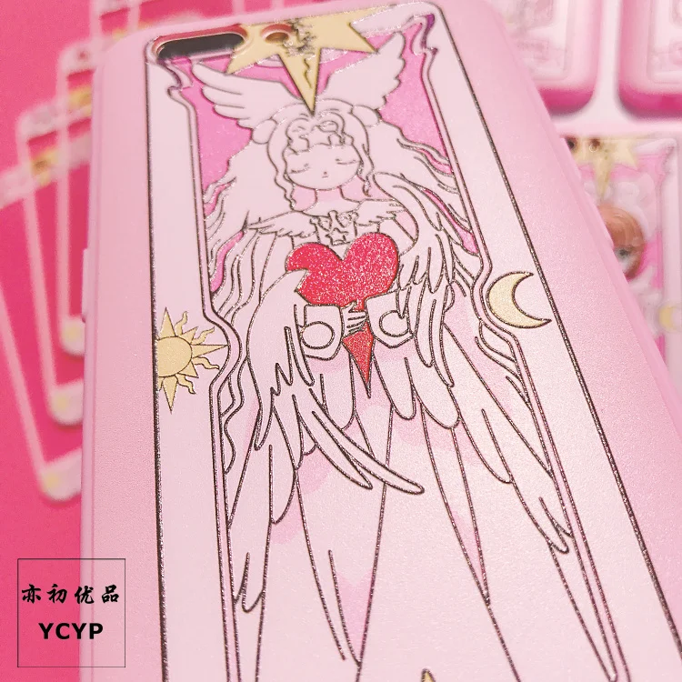 OPPO R11 plus Чехол+ пленка для экрана из закаленного стекла, Япония супер милый Captor SAKURA чехол для OPPO R11/OPPO R11 plus Fudas+ ремешок