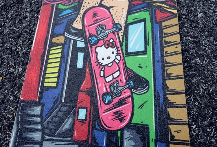 Скейтборд griptape длинная доска ручка лента 83x23 см 125x25 см