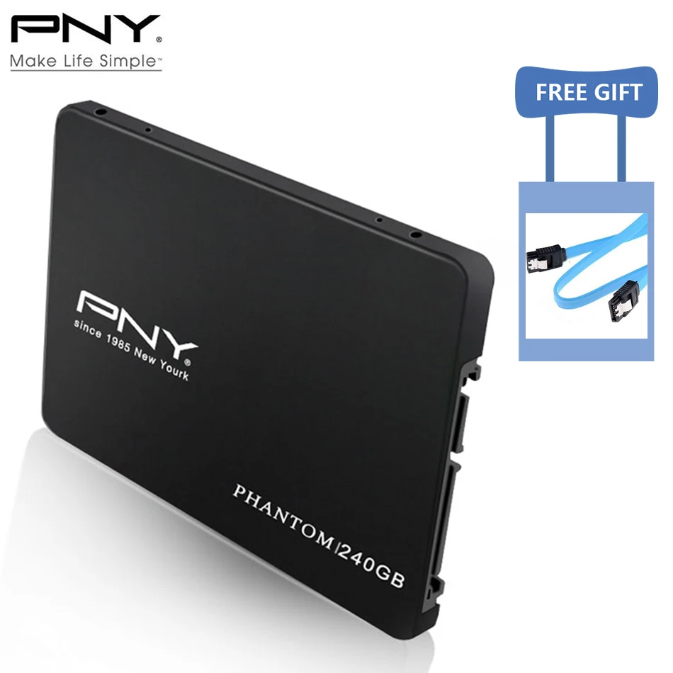 Pny PHANTOM 1 2 5 дюймов SATA III HDD жесткий диск SSD 240 ГБ 6 ГБ/сек. Внутренний твердотельный