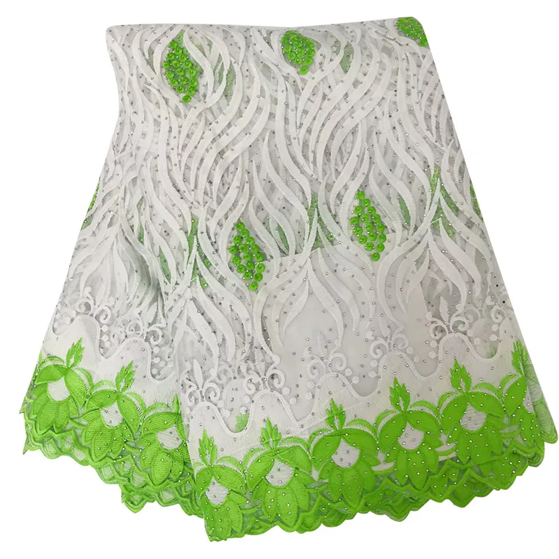 High Quality African Cord Lace Fabrics New Coming Nigerian Laces Fabric For Women Latest Design French Tulle FabricHX1594-1 | Дом и сад