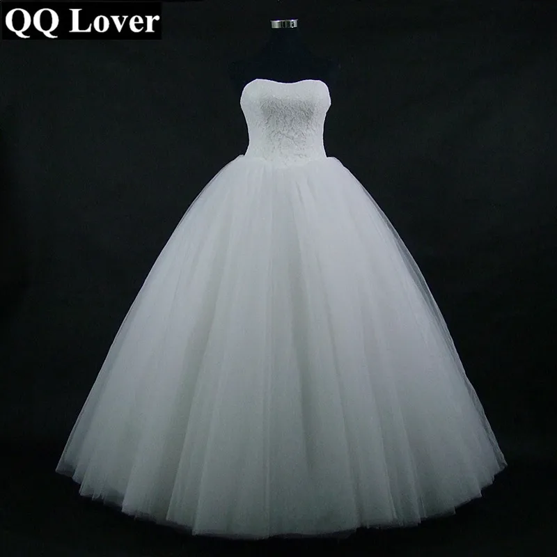 QQ Lover 2019 Новое Бальное Платье кружевное свадебное платье на заказ | Свадьбы и