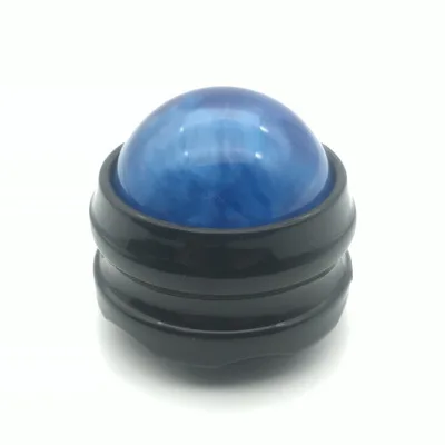 Black Base Blue Массажный роликовый мяч, массажер для тела, терапевтический инструмент для ног, спины, талии, бедер, ручной массаж, инструменты для здоровья - Цвет: Black Base Blue