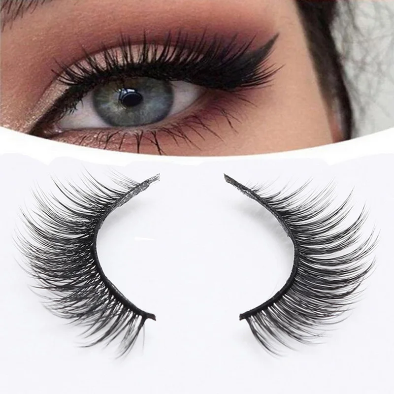 Толстый Набор накладных ресниц натуральные длинные ресницы для макияжа