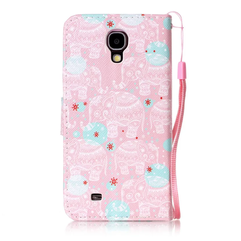 Живопись Флип Бумажник Кожаный Чехол Для Samsung Galaxy S4 I9500 роскошные Coque Обложка для