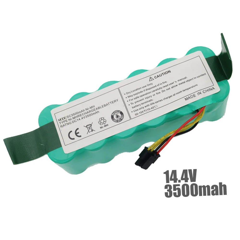 

14.4V 3500 mAh Ni-MH Battery Pack for Ariete Briciola 2711 2712 2717 robotic Cleaner Vacuum cleaner parts