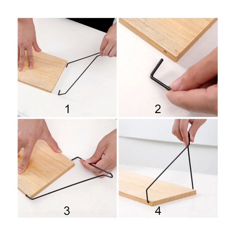 1 шт. металлическая настенная полка в скандинавском стиле|Подставки для хранения