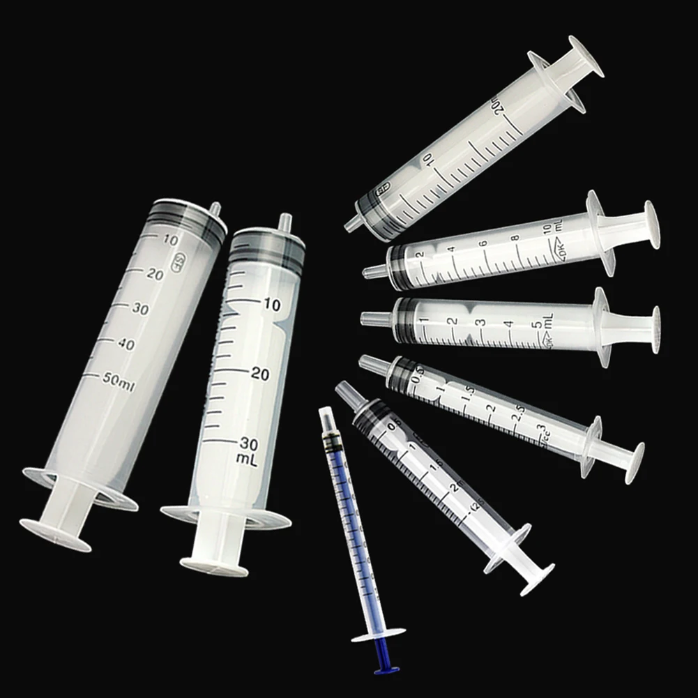 Фото 5Pcs 1-50ml Disposable All Size Hydroponics Plastic Nutrient Health Measuring Syringe Tool For Measuring Nutrient Liquid №2