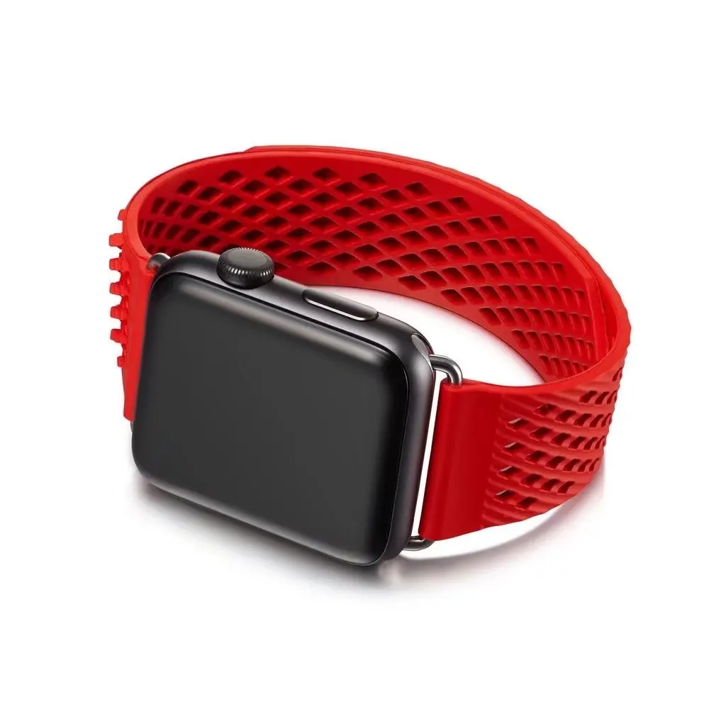 Спортивный сменный Браслет для часов apple watch series 1 2 ремешок iWatch мягкий силиконовый
