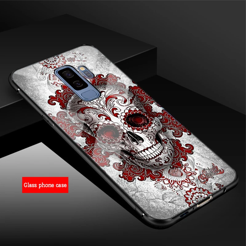 Чехол для телефона из закаленного стекла Samsung Galaxy A6 A6S A8 A8S J6 J8 2018 S8 S9 S10 PLUS NOTE 8 9