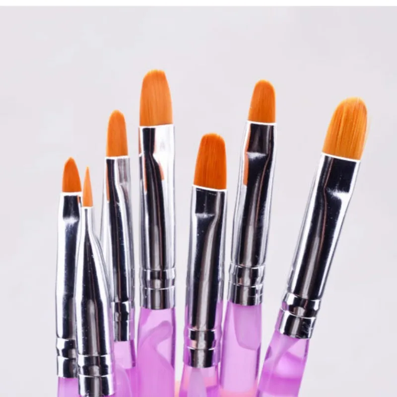 Набор кистей для УФ-гель-лака 7 шт./лот | Красота и здоровье