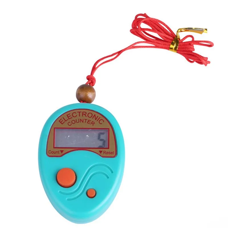 Электронной цифровой талли Clicker жк экраном 5 цифр ручной контроллер палец подсчет