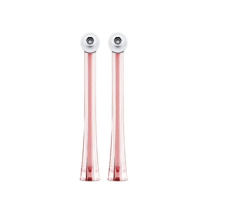 pink 2 шт. высокое качество насадки для Philips Sonicare AirFloss HX8340 HX8331 HX8332 HX8381 8341 ирригатор для полости рта - Цвет: pink