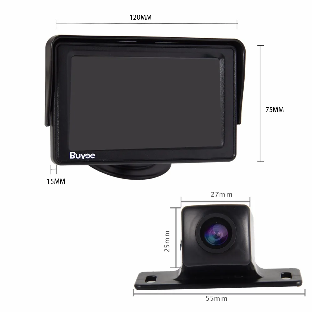 Buyee автомобильный комплект системы помощи при парковке 4 3 дюймов TFT lcd