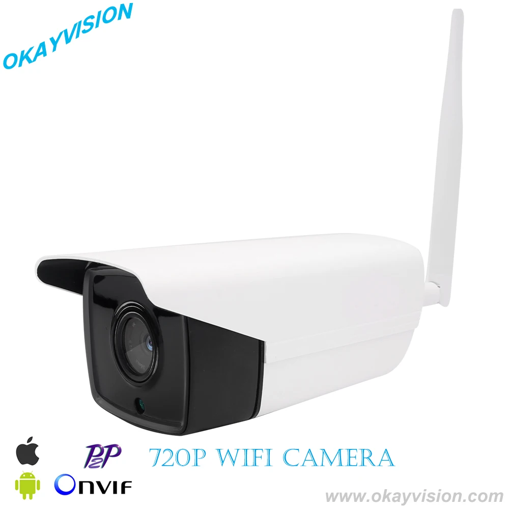 Беспроводной IP Cam 720 P HD P2P ONVIF 802.11b/G/N сети WiFi проводной Камера ИК Открытый