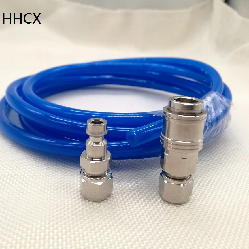 5 10 15 20 метров синий 8*5 мм PU trachea с MINI европейского стиля быстроразъемный воздушный