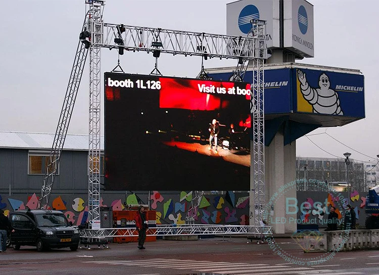 Полноцветный профессиональный съемный светодиодный дисплей на открытом воздухе
