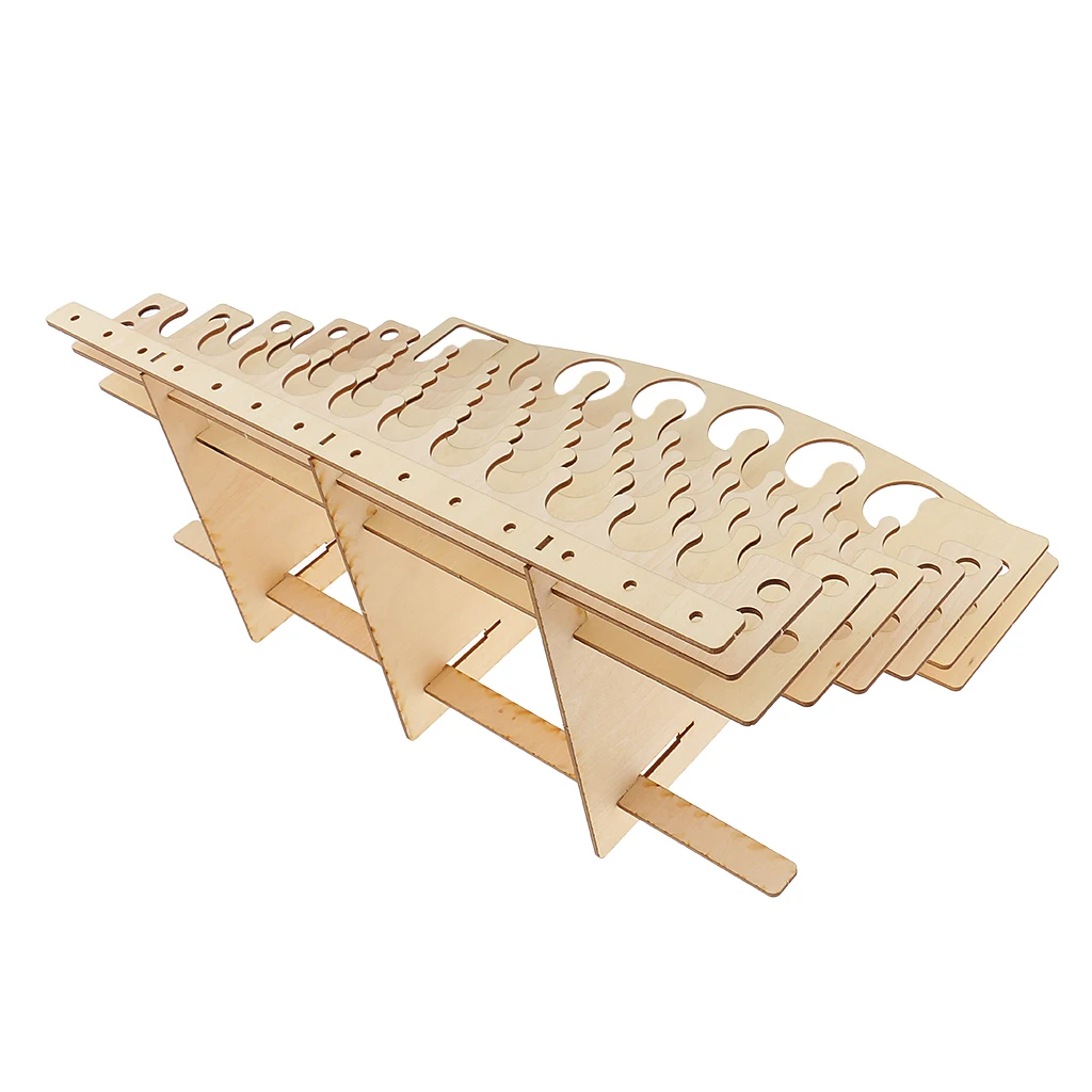 Детский деревянный стеллаж для бутылок с краской модульный органайзер хранения