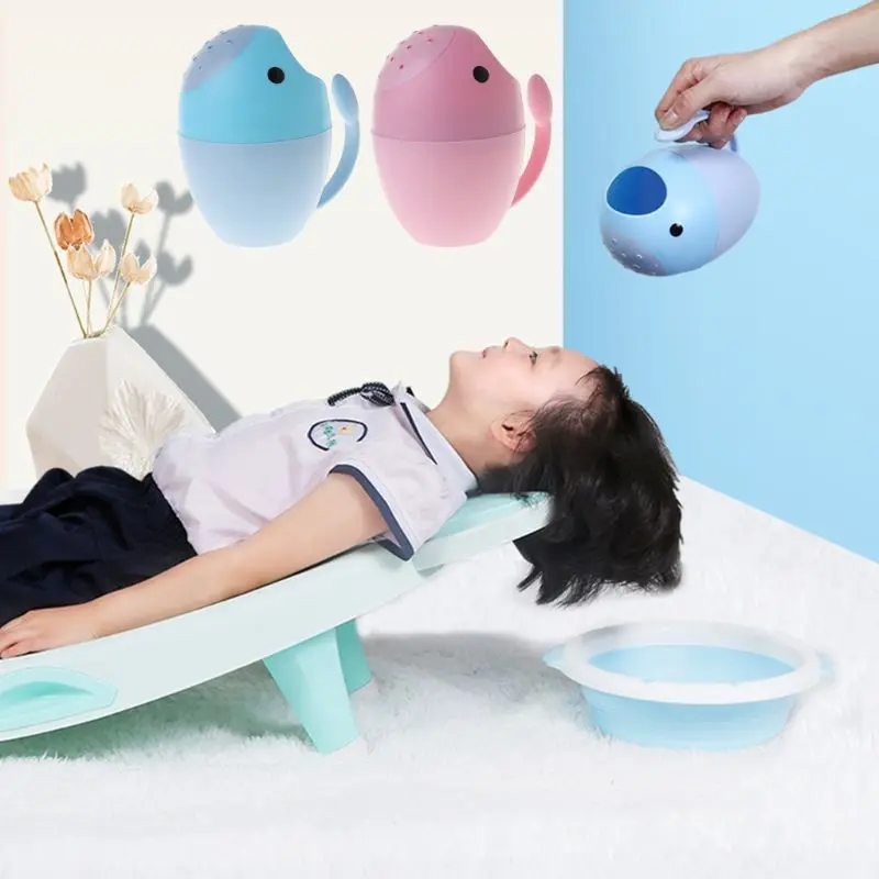 Детская чашка для душа ложка ванны Мультяшные игрушки новорожденные дети ванная