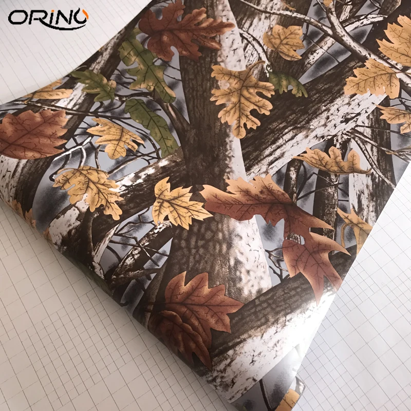Камуфляжная виниловая пленка Realtree самоклеящаяся для автомобиля наклейка на